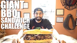 GIANT BBQ SANDWICH CHALLENGE