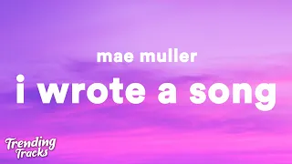 Mae Muller - I Wrote A Song (Lyrics) Eurovision 2023