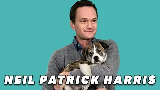 Neil Patrick Harris Plays With Puppies (While Answering Fan Questions)