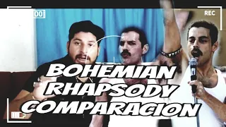 VÍDEO REACCIÓN DE BOHEMIAN RHAPSODY /freddie mercury  COMPARACIÓN 2018/1985