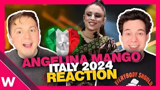 🇮🇹 Angelina Mango - "La noia" REACTION | Eurovision Italy 2024