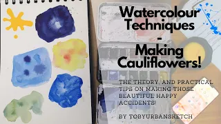 How to Make Cauliflower Patterns - Watercolour Tutorial