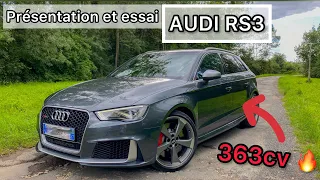 Présentation et essai Audi RS3 // le diable cette auto 😈🔥 (0-100 km/h)