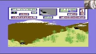 Lukozer Retro Game Review 408 - Artillery Duel - Commodore 64