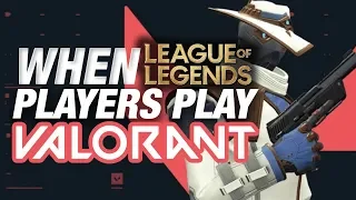 WHEN LEAGUE OF LEGENDS PLAYERS PLAY VALORANT (ft. Yassuo, Imaqtpie, Pokimane, Shiphtur and More!)