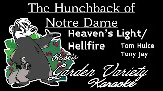 The Hunchback of Notre Dame- Heaven's Light/Hellfire (Tom Hulce, Tony Jay) Karaoke with bv