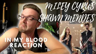 MILEY CYRUS & SHAWN MENDES - IN MY BLOOD LIVE - REACTION