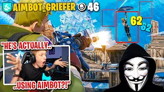 I caught a HACKER using AIMBOT in my custom scrims in Fortnite... (I confronted him)