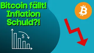 Bitcoin fällt! Hohe Inflation die Schuld! Oder Manipulation & Insiderhandel?