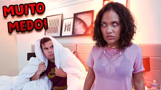 ALGO BIZARRO ACONTECEU COM A MINHA NAMORADA DURANTE A NOITE! - MUITO MEDO!