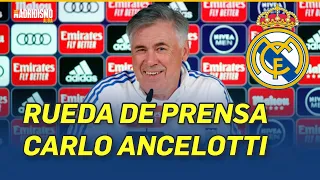 ⚽ EN DIRECTO LA RUEDA DE PRENSA DE ANCELOTTI [REAL SOCIEDAD 🆚 REAL MADRID]