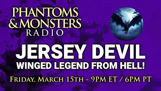 JERSEY DEVIL - WINGED LEGEND FROM HELL! | Join Us For LIVE CHAT | Questions & Answers #JerseyDevil