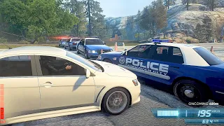 Need For Speed: Most Wanted Mitsubishi Evolution X Police Chase  Rampage Ultra Settings