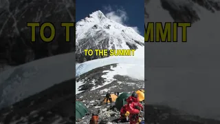 PERILOUS Crowds On Everest #shorts #everest #mountains
