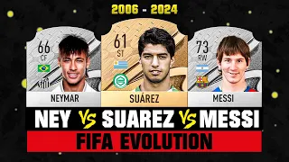 Neymar VS Suarez VS Messi FIFA EVOLUTION! 😵☠️ FIFA 06 - FC 24