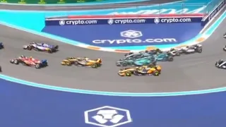 Multiple accident 💥 Miami F1 2024 / Alonso / Stroll / Hamilton / Norris