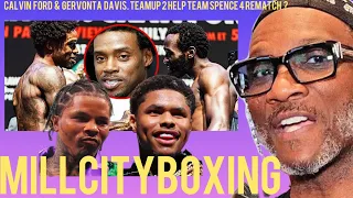 Gervonta Davis Trainer Calvin Ford Reveals The Truth on if Team Tank will join Team Spence 4 Rematch