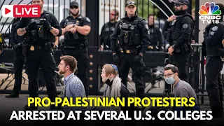 Pro-Palestinian Protesters Arrested at Yale, NYU | Columbia Cancels In-Person Classes | USA | IN18L