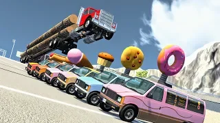 Crazy Truck & Bus Jumps #1 – BeamNG Drive Crashes | CrashBoomPunk