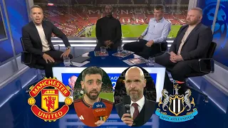 Manchester United vs Newcastle 3-2 Erik ten Hag And Bruno Reaction🔥 Roy Keane And Rooney Analysis