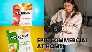 FILMING AN EPIC PRODUCT COMMERCIAL AT HOME! INSPIRED IN DANIEL SCHIFFER | NOT SPONSORED