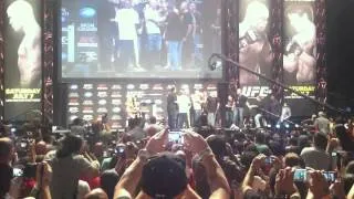 UFC 148 Weigh-Ins Silva vs. Sonnen Face-Off