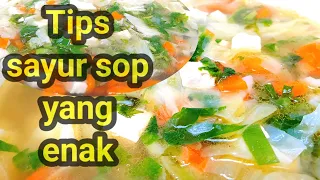 Here are the tips !!! Vegetable soup is delicious / it's easy to make