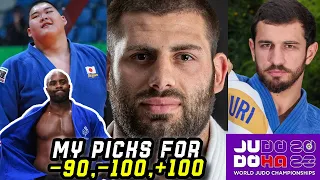 Judo World Championships 2023 - 90, -100, +100 PICKS