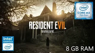 Resident Evil 7: Biohazard - Intel® Core™ m3-7Y30 - Intel® HD Graphics 615 - 8 GB Ram