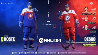 NHL 24 CZ (PS5) - Let´s play - První zápas ! - ČR vs Slovensko