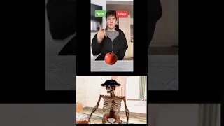 Fake food or Real food skeleton meme#shorts