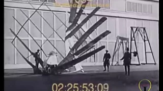 First Flying Failures Stock Footage  | the history of first flight