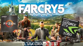 FAR CRY 5 RTX3060 12GB +R5 5500 16GB RAM ULTRA GRAPHİCS TEST