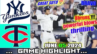 NY Yankees Vs.  Twins JUNE,06/24 FULL GAME (GOOD -MATCH) HIGHLIGHTS | MLB Season
