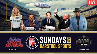 LIVE Barstool Football Sunday With Dave Portnoy, Deion Sanders and Barstool Big Cat