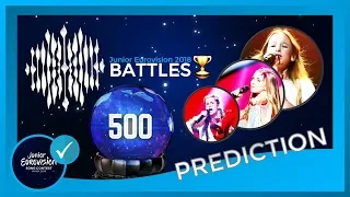 RESULTS / Junior Eurovision 2018 Battles / Prediction by 500 fans!