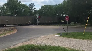 BNSF Coal Train 25 and 3 DPU’s Victoria MS