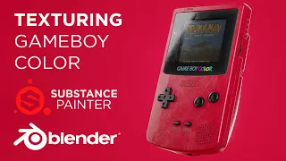 Lets Texture a Gameboy Color in Substance Painter and Blender