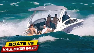 THIS IS THE WRONG BOAT FOR HAULOVER !! | Boats vs Haulover Inlet