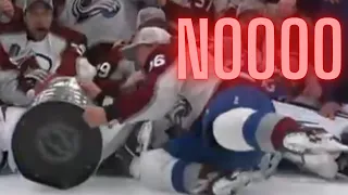 Colorado Avalanche DENT the Stanley Cup