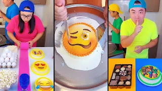 Minecraft cake vs emoji cake ice cream challenge!