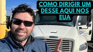 O que preciso pra dirigir um caminhão desses aqui nos Estados Unidos! #usa #work #driver