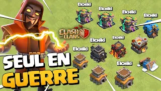 JE SUIS SEUL EN GUERRE AVEC MES 10 COMPTES sur Clash of Clans !