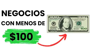 4 Ideas de Negocio Que Puedes Iniciar Con Menos De $100 Ganar Dinero Desde Casa mp4