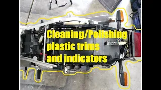 Reconditioning my FZR 1000 Exup '95 Part 3 Cleaning/polishing plastic trims and indicators