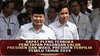 Pidato Perdana Prabowo Subianto Presiden RI Terpilih