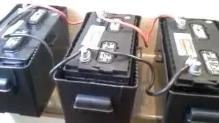 Installing 4kW/Hr battery bank with 800W 120V Inverter and Trickle Charger from Tactical Woodgas
