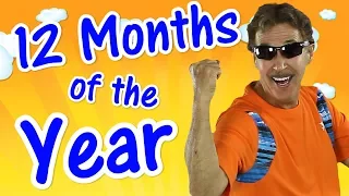 12 Months of the Year | Exercise Song for Kids | Learn the Months | Jack Hartmann