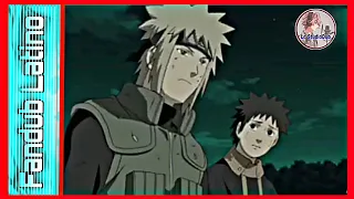 Minato le cuenta a ibito sobre la muerte de Sakumo Hatake , Padre de Kakashi ( Fandub Español Latino