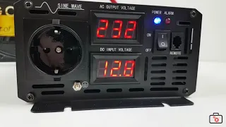 Voltage converter, inverter, SINUS 1500W. swipower, TEST, review.